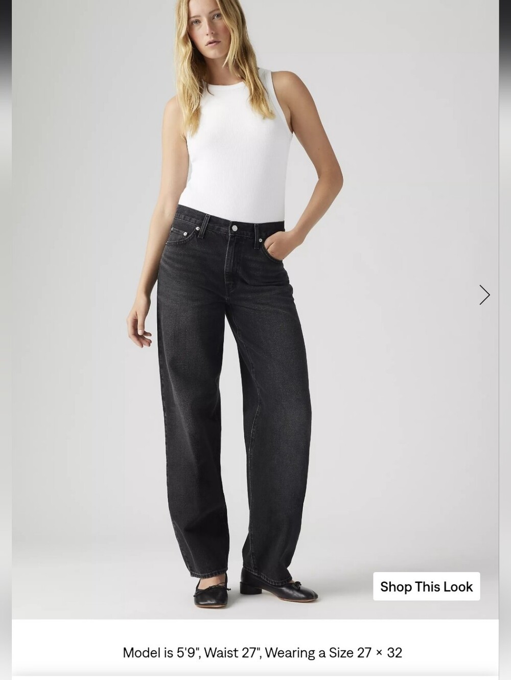 Levis Baggy Dad Jean Shrink Up